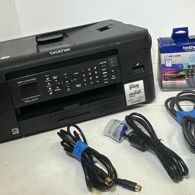 Brother Genuine Ink Printer (1) & Accessories (4)