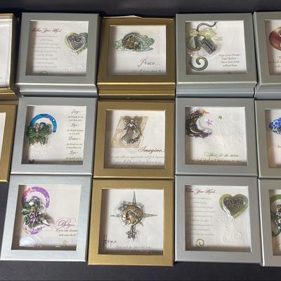 Boxed Keepsake Cards W/Jewelry Pins (14)