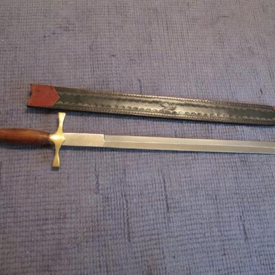 Sale Photo Thumbnail #97: Single sword with blade cover. Modern.