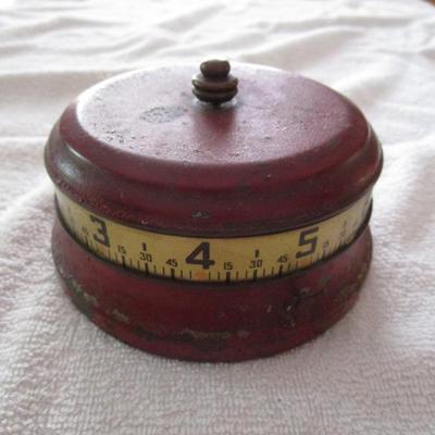 Sale Photo Thumbnail #36: Metal timer, wind to set time.  Works.