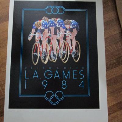 Poster. 1984 LA Olympic Games.