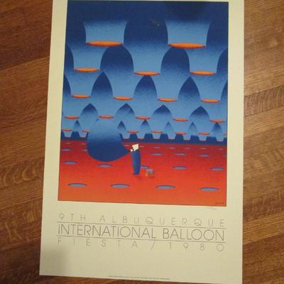 Poster. 1980 Albuquerque Ballon Festival.