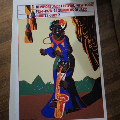 Poster. Newport Jazz Festival 25 Years.
