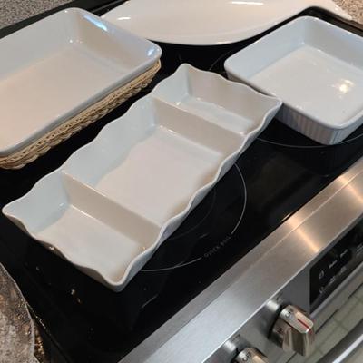 White Serving Dishes 