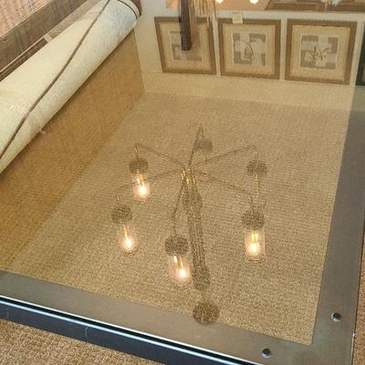Glass & Steel Custom Dining Table