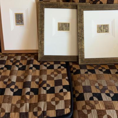 Set Of Three Framed Art 