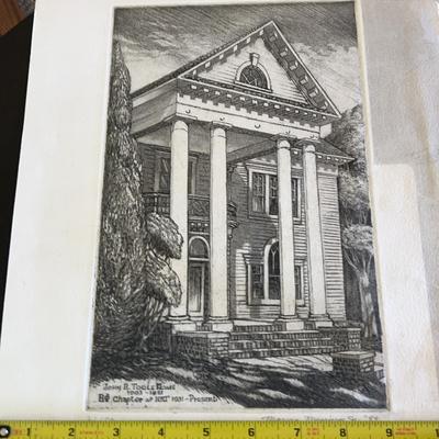Marvin Messing Jr. Numbered Print Of John Toole Home