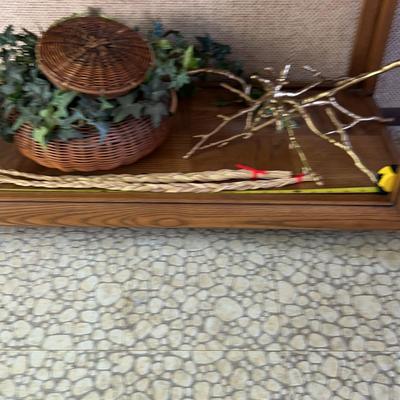 Sweet Grass Braids, Basket With Ivy & Gold Branch