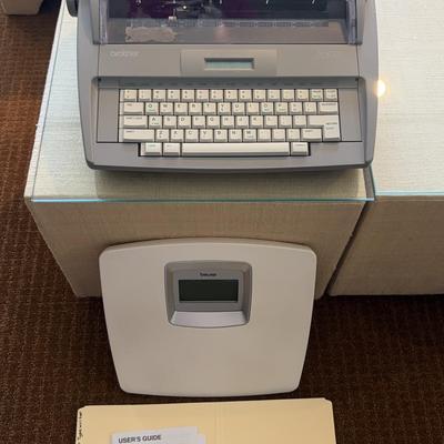 Brother SX-4000 Electronic Typewriter & Beurer PS25 Personal Bathroom Scale
