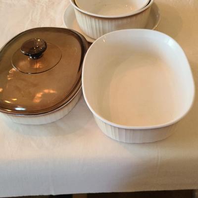 Vintage Brown Corning Ware  6 Pieces