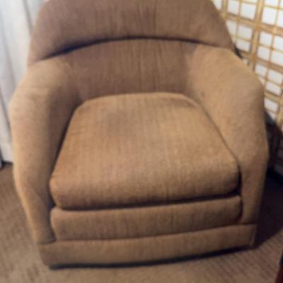 Set Of Two Poly Chenille Chairs