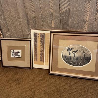 3 Framed Prints
