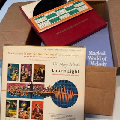 Box Of Vintage Records (1)