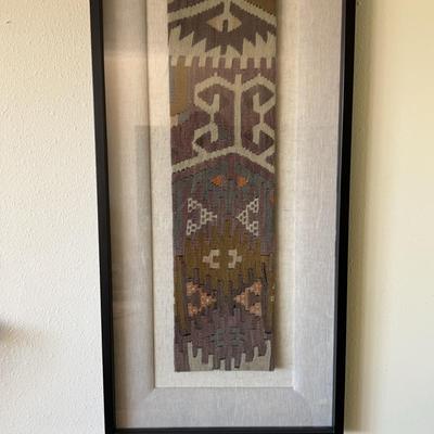 Hand Woven Kilim Framed Art