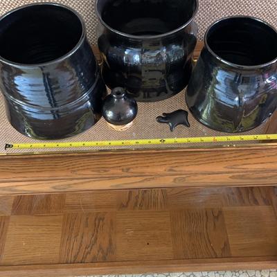 5 Piece Mid Century Navaho Pottery