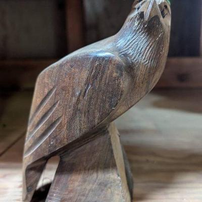 Carved Wooden Eagle 