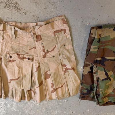 Military Kilt and Camouflage 