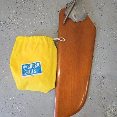 Sunfish Sailboat Rudder & Schurr Sail