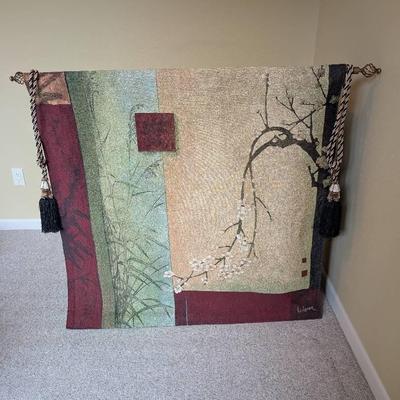 Don Li-leger Cherry Branches  Wall hanging Tapestry 