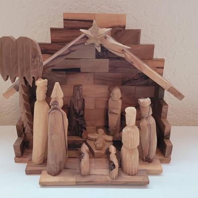 Olive Wood Nativity 