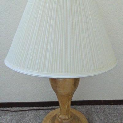 Hand Crafted Wood Lamp-Fun Finial #1