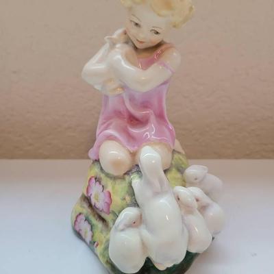 Royal Worcester Porcelain Figurine   "My Favourite". 
