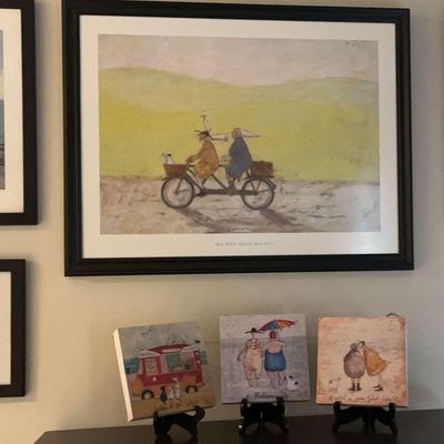 Sam Toft Art Collection – Framed Prints & Hand-Painted Wood Pieces