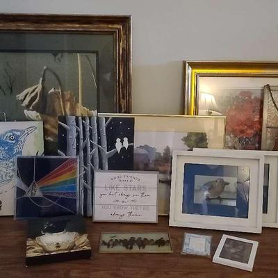 Art Prints with Stained Glass Accents