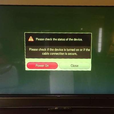 LG 64" Flat Screen Television with Remote