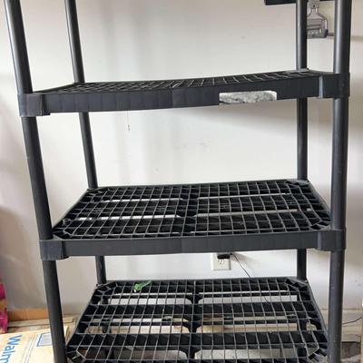 Contico 5-Tier Plastic Storage Shelf