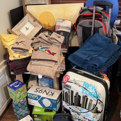Rolling Luggage, Towels, Health & Household Essentials