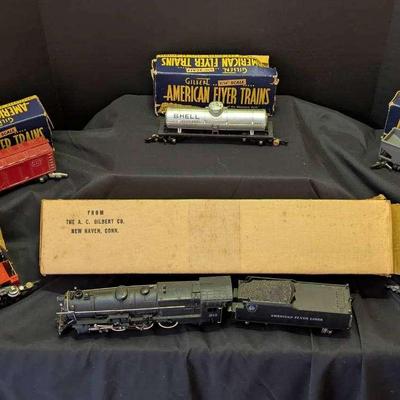 Boxed Gilbert American Flyer Trains