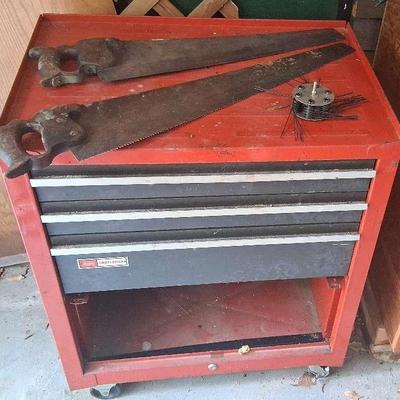 Craftsman Rolling Utility Cart with Tools
