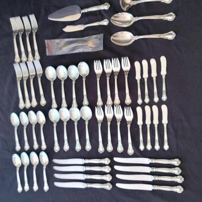 Gorham Sterling Silver Flatware Set – 54 Pieces
