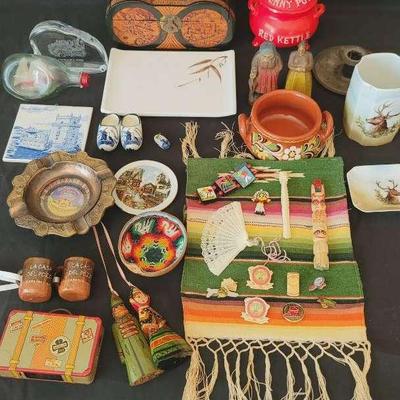 Collection of International Souvenirs & Decorative Items