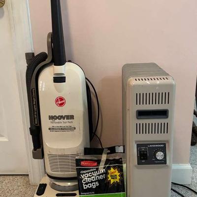 Lakewood Electric Heater and Hoover Vacuum 