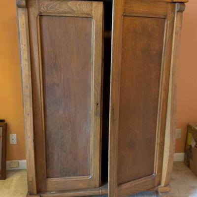 Vintage Wooden Knock Down Wardrobe