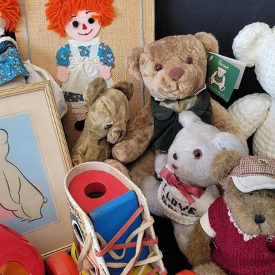 Raggedy Ann & Andy Dolls, Handmade Teddy Bears, Toys & Games Collection