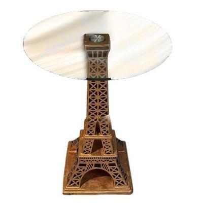 Lot 026  
Eiffel Tower Glass Accent Table