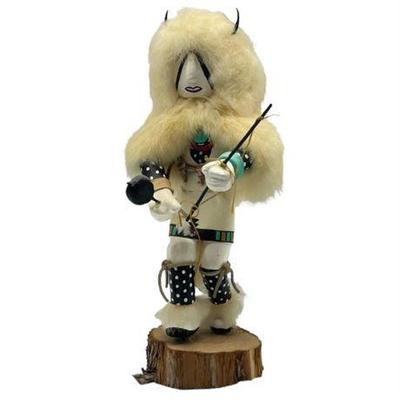 Lot 233   
Native American White Buffalo Dancer Kachina Doll