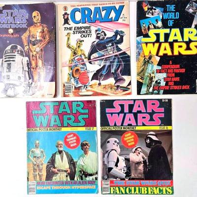 Varied Star Wars Magazines 