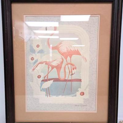 "Henry Wysocki" Embossed Serigraph Print 