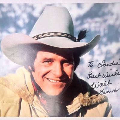 Signed Walt Garrison Poster