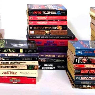 Assortment of Star Trek Books 