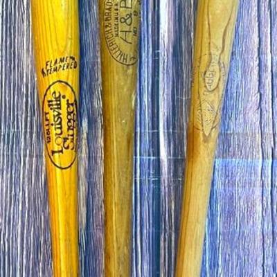 “Louisville Slugger” & More Baseball Bats