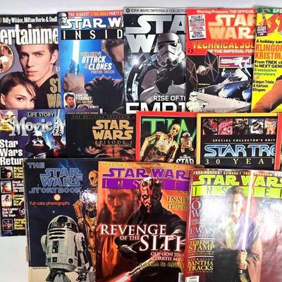 Assortment of Star Wars Magazines 