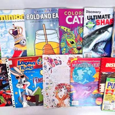 Assortment Of Coloring Books