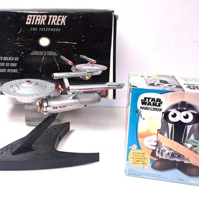 "Telemania" Star Trek Telephone & "Hasbro" Potato Head