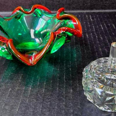 Art Glass Bowl and Ring Holder