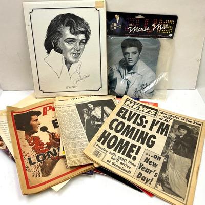 ‘Elvis’ Reading Material & Memorabilia!